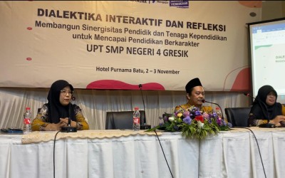 PENYUSUNAN STANDAR OPERASIONAL PROSEDUR (SOP) SEKOLAH DAN REFLEKSI BERSAMA TENAGA PENDIDIK DAN TENAGA KEPENDIDIKAN UPT SMPN 4 GRESIK