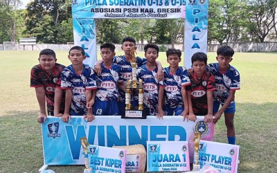 Inilah 8 Siswa UPT SMPN 4 Gresik Yang Lolos Piala Soeratin U-13 Regional Jawa Timur